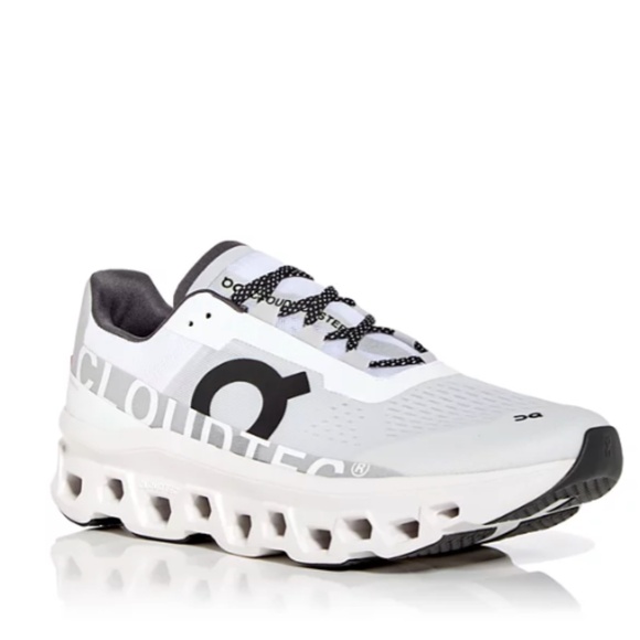 On Men's Cloudmonster sneakers all white - 7 - Picture 1 of 12